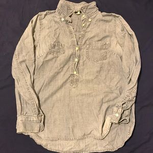 Jcrew Chambray Button Up Shirt